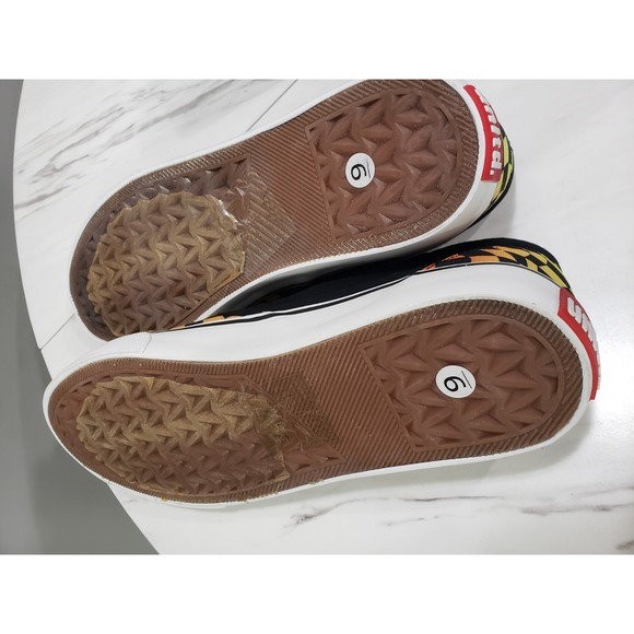 NEW NO BOX Ecko SLIP-ON Checkerboard Shoes‎ Size 9 psychedelic Tie Dye hippie - Picture 5 of 7